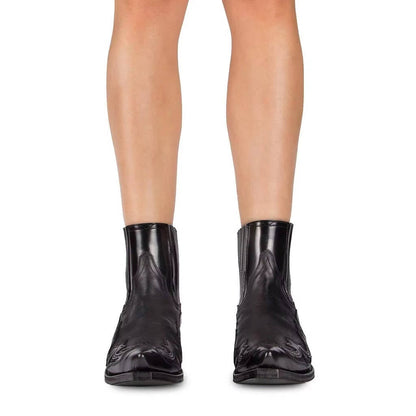 Western Ankle Boots Leather For Women