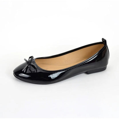 Leather Ballet Flats With Arch Support