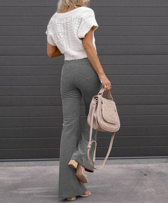 Women's Corduroy Flare Pants
