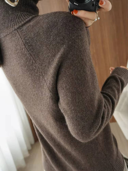 Women Cashmere Turtleneck Sweater