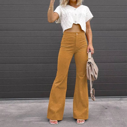 Women's Corduroy Flare Pants