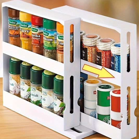Spice Rack Organizer with Swivel Shelves