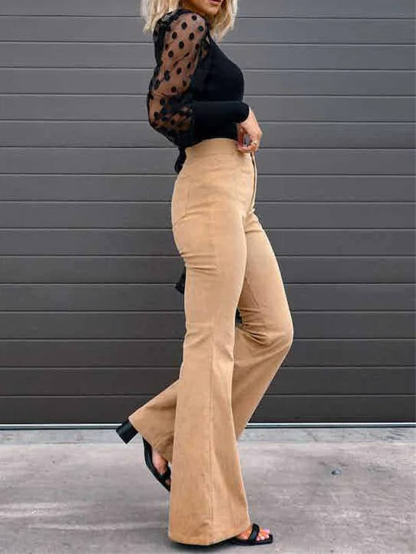 Women's Corduroy Flare Pants