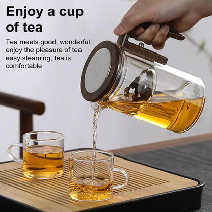 Water Separation Glass Teapot