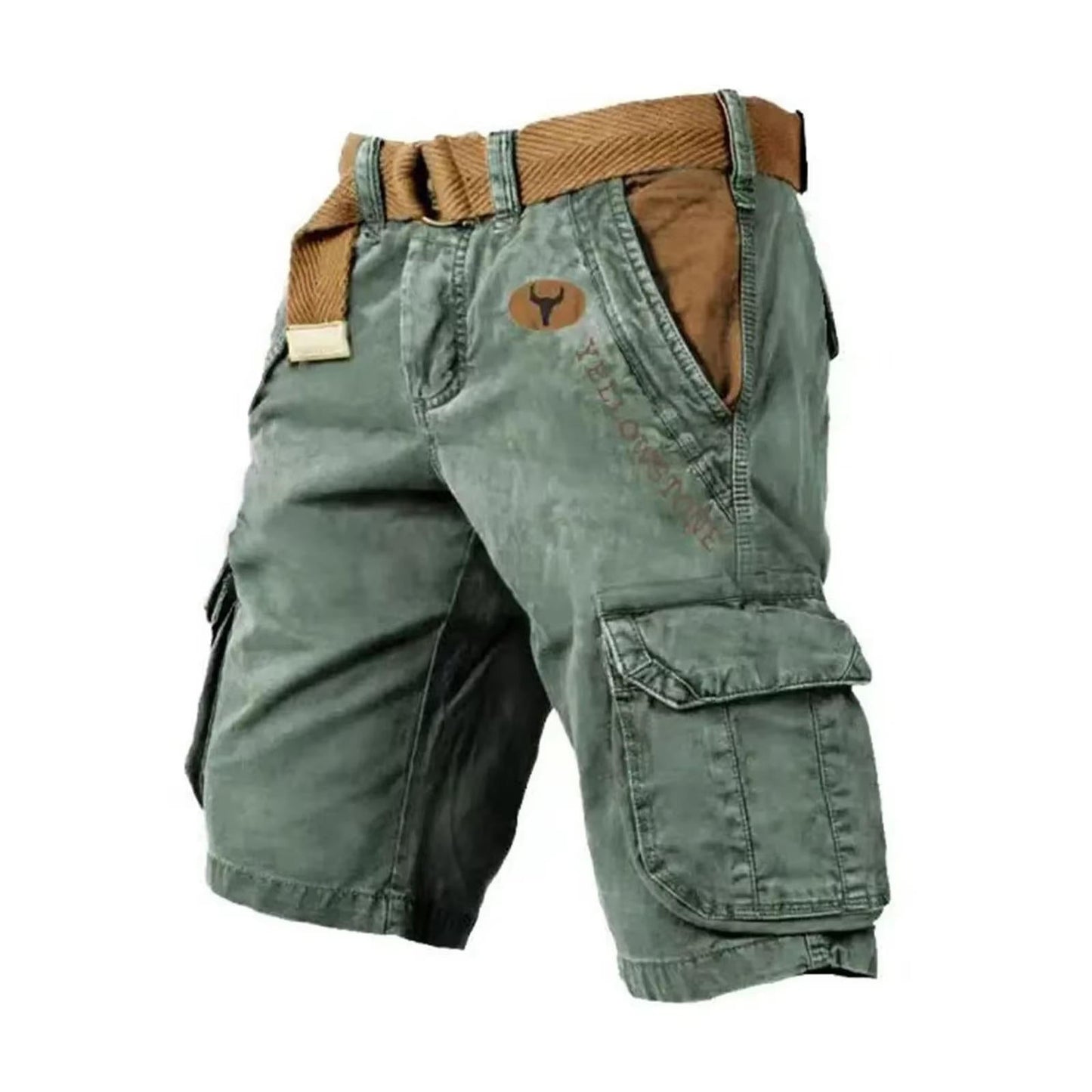 Men's Multifunctional Cargo Shorts With Multi Pockets