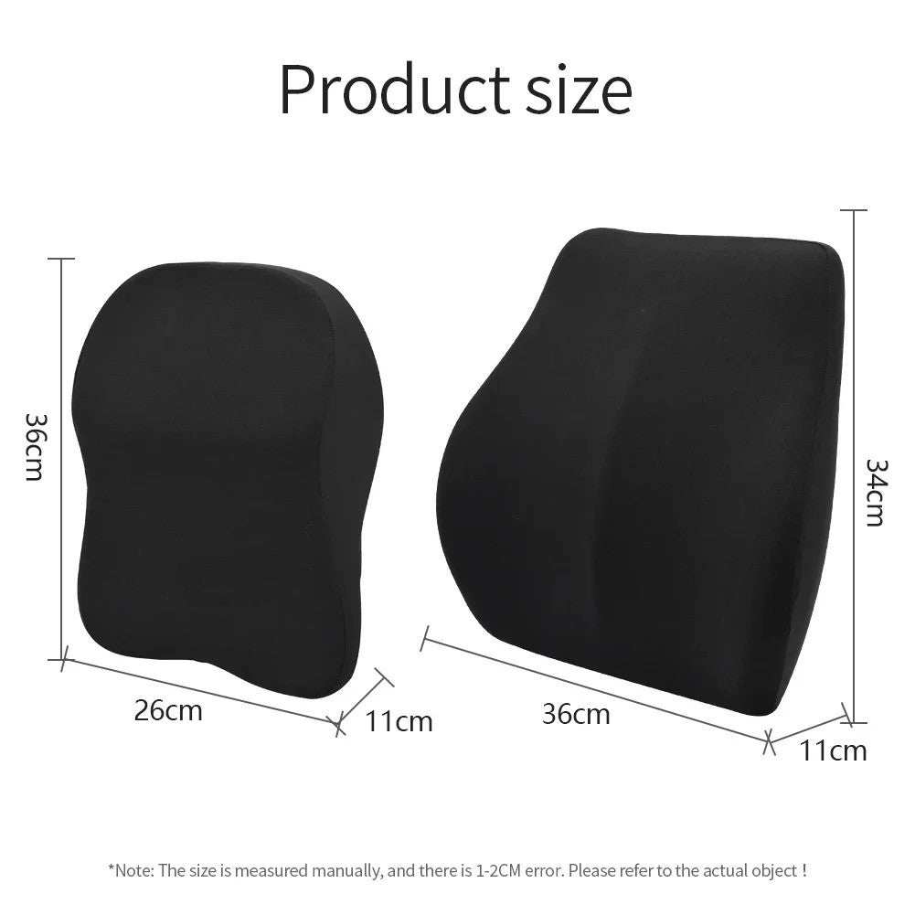 Car Lumbar Back Support Pillow