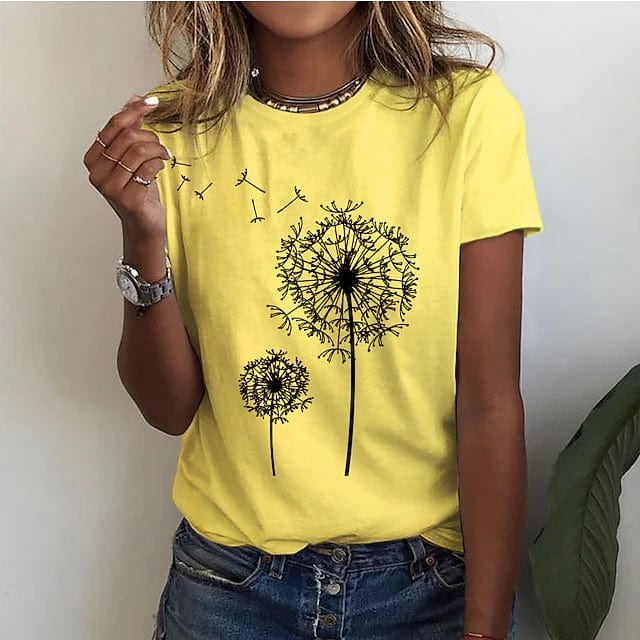 Dandelion Print Shirt