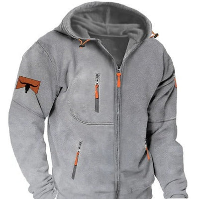 Warm Zip-Up Hoodie For Men