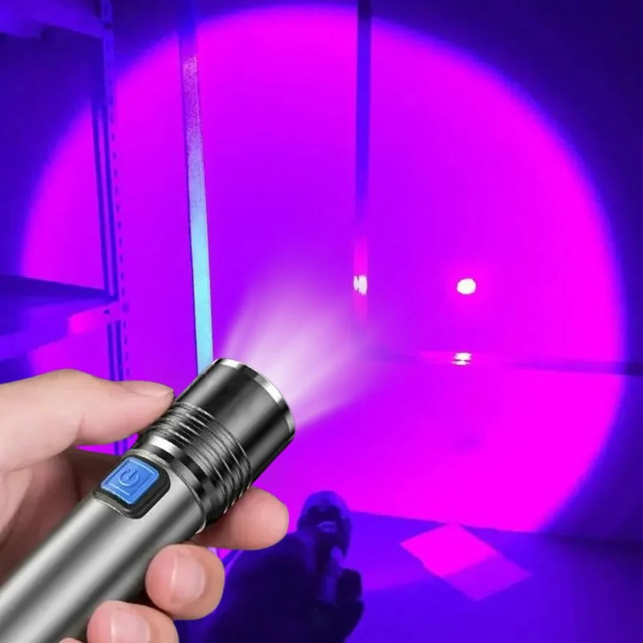 Handheld Blacklight UV Ultraviolet Urine Detector Flashlight
