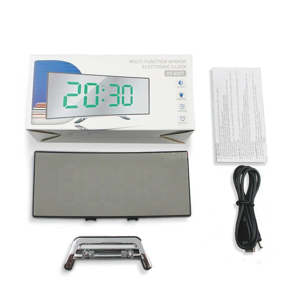 Modern Curved LED Digital Clock
