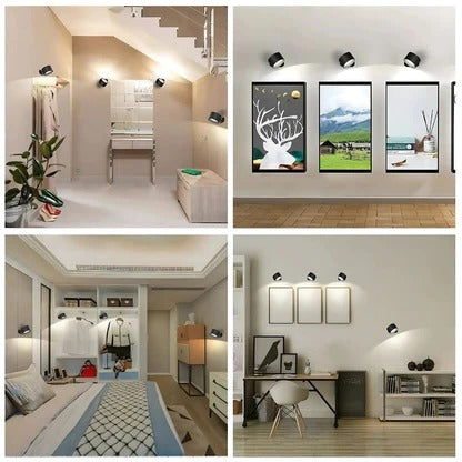 Rechargeable Wall Light with 360° Rotation