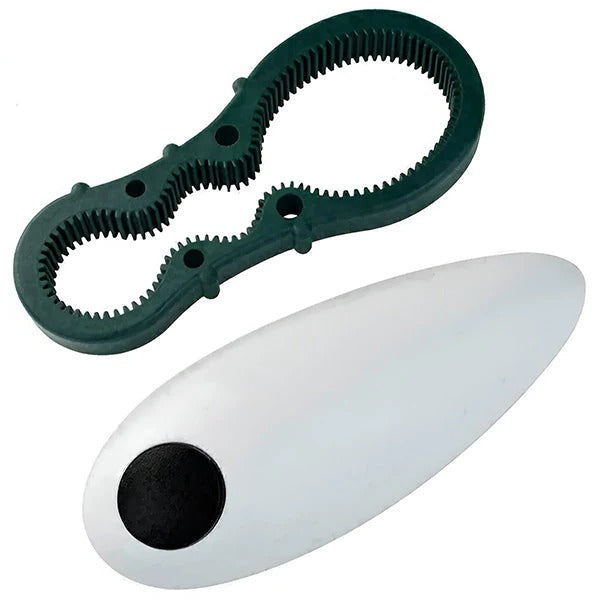 Hands-Free Electric Can Opener with Built-In Bottle Opener