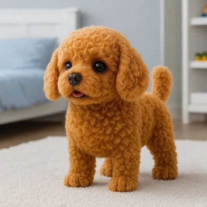 Realistic Interactive Plush Puppy Toy