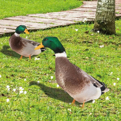 Lifelike Duck Sculpture for Garden