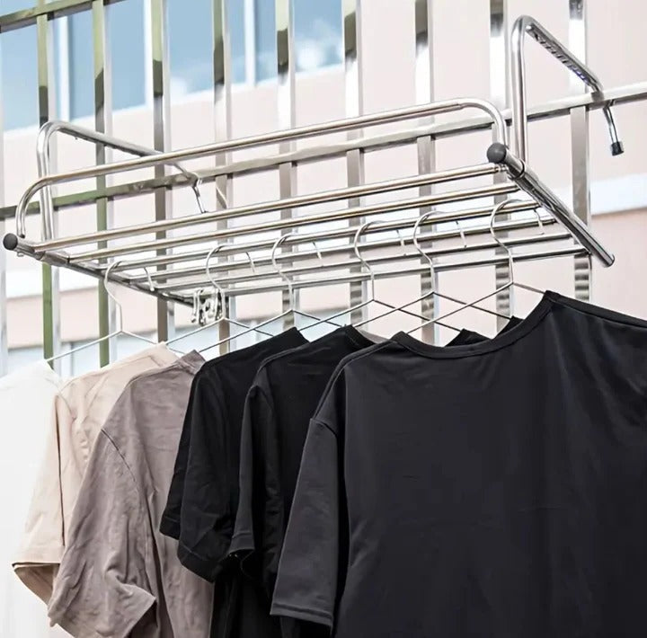Stainless Steel Extendable Foldable Balcony Clothes Dryer