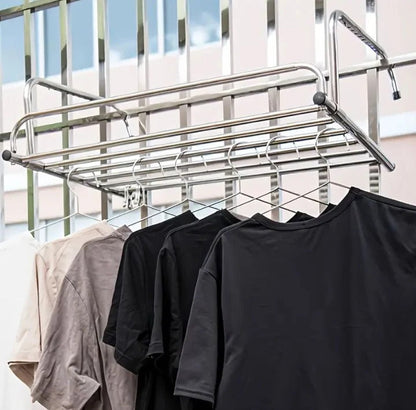 Stainless Steel Extendable Foldable Balcony Clothes Dryer