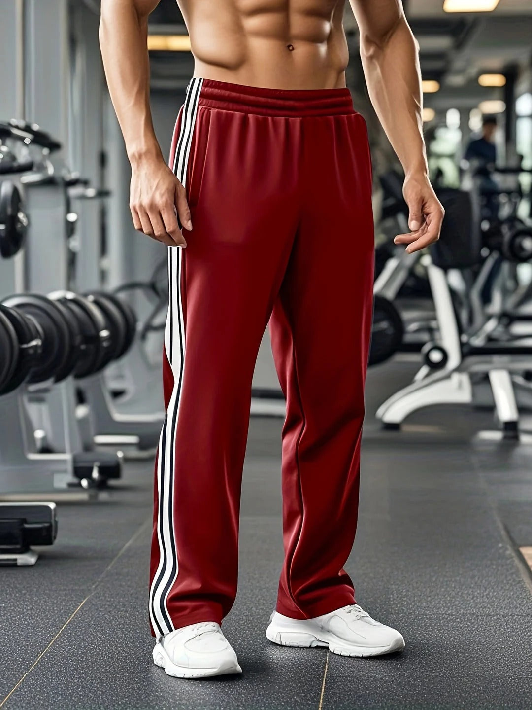 Men’s Sports Pants with Drawstring Waist