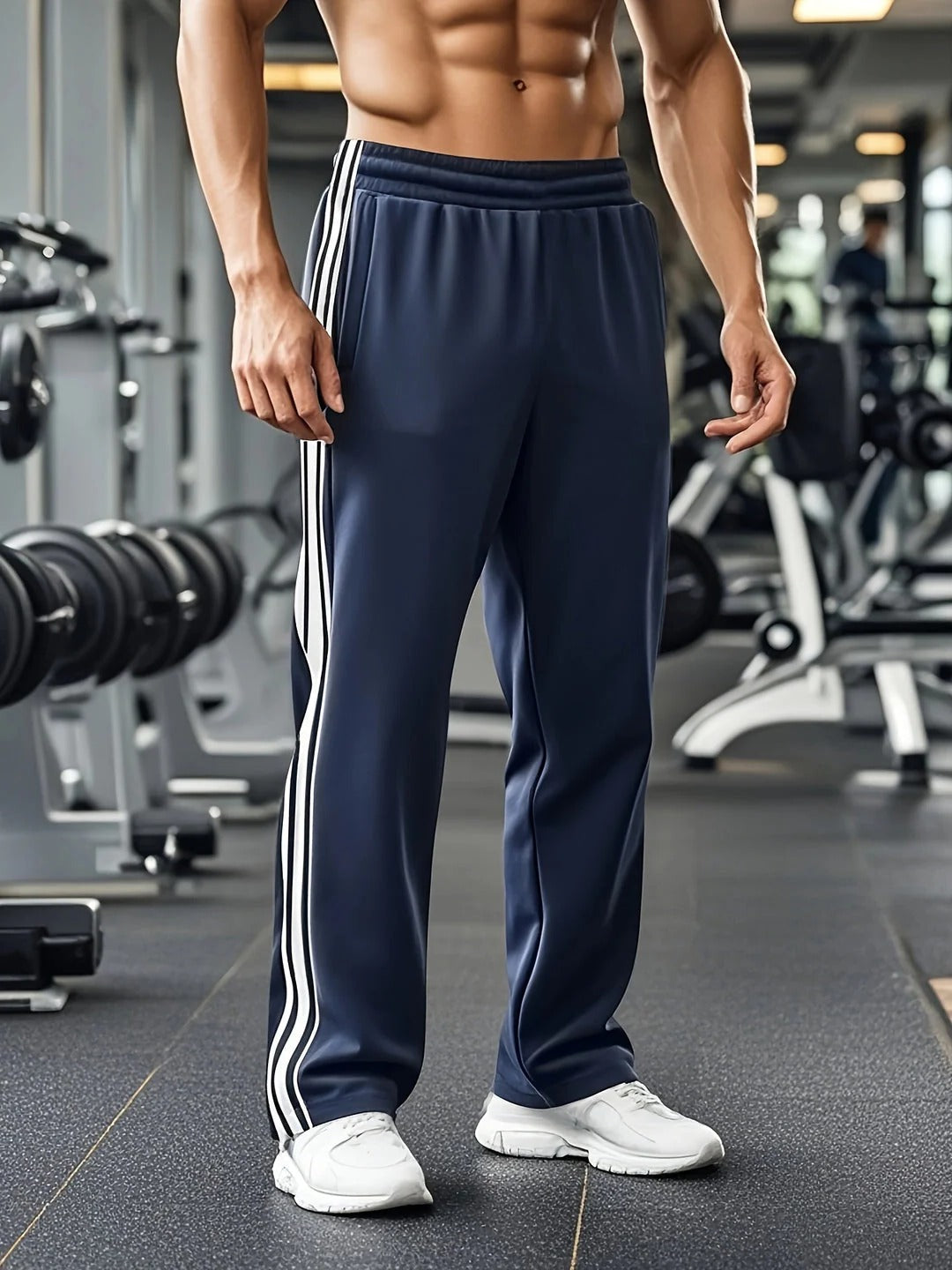 Men’s Sports Pants with Drawstring Waist
