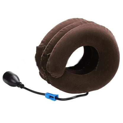 Three Layers Cervical Neck Traction Inflatable Pillow