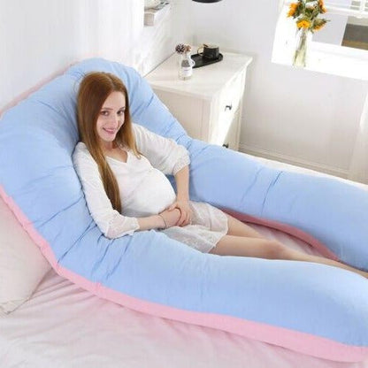 Sleeping Full Support Body Pillow - Ergonomic Design For Pregnancy, Shoulder & Back Pain