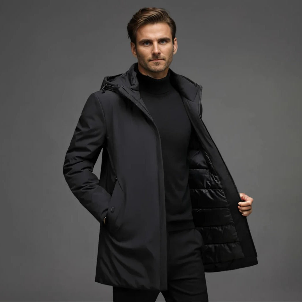 Men's Winter Parka Waterproof Lined
