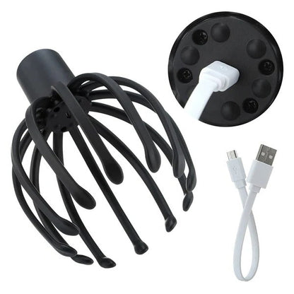 Electric Octopus Head Massager - Relaxing Scalp & Stress Relief Device