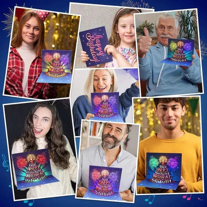 Birthday Pop-Up Card with 3D Design