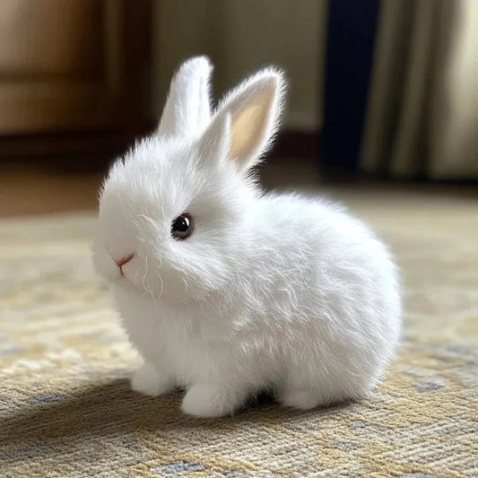Soft Realistic Bunny Toy