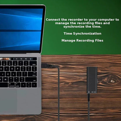 Mini Voice-Activated Recorder with Built in USB
