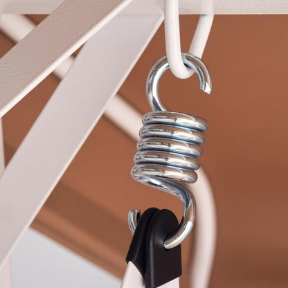 Averra 3-Seater Brown Outdoor Swing Chair, Steel Frame with Cushions and Canopy