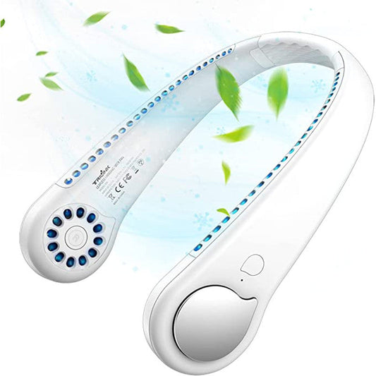 Portable Rechargeable Neck Fan for Home and Travel