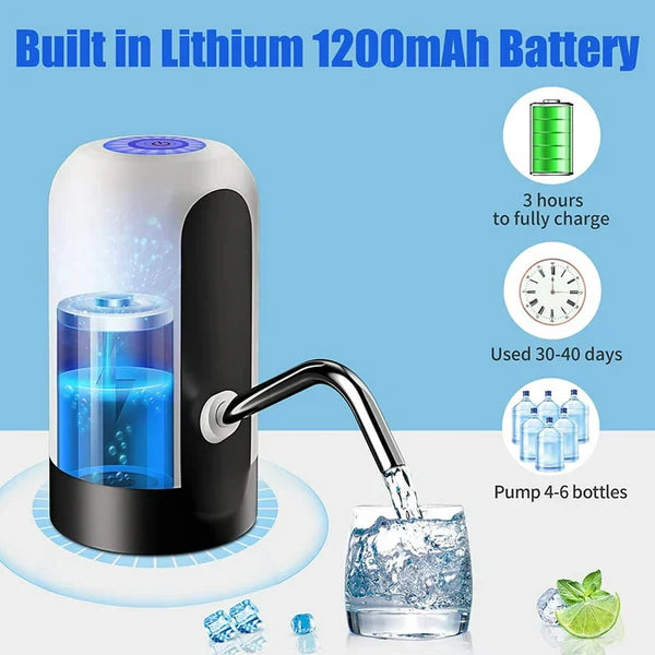 USB Rechargeable Electric Water Dispenser Pump for Easy Use