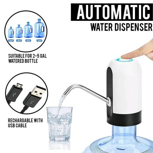 USB Rechargeable Electric Water Dispenser Pump for Easy Use