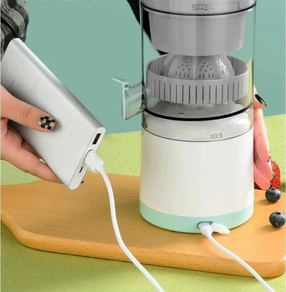 Portable Wireless Electric Fresh Orange Citrus Squeezer Juicer